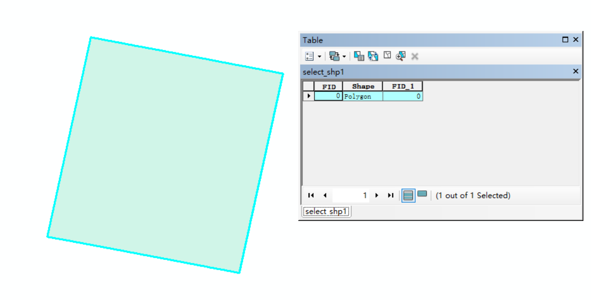 Select a polygon block based on the attribute values